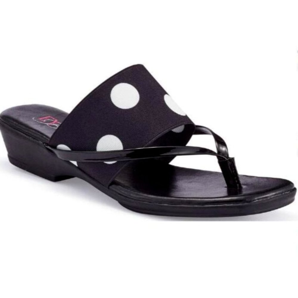 NEW! Especially Yours | Polka Dot Stretch Fashion Sandal | Women's Size 12M